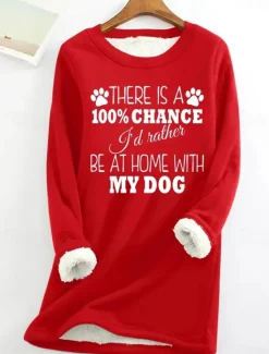 Sale Women's Sweatshirt Pullover Sherpa Letter Casual Sports Warm Fuzzy Comfrt Round Neck Long Sleeve Top Micro-elastic Fall & Winter Comfrt Breathable Soft Fabric Women Hoodies & Sweatshirts