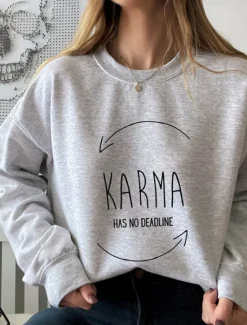 Hot Women's Sweatshirt Pullover Letter Street Casual Sports Basic Round Neck Long Sleeve Top Micro-elastic Fall & Winter Comfrt Breathable Soft Fabric Women Hoodies & Sweatshirts