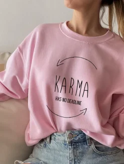 Hot Women's Sweatshirt Pullover Letter Street Casual Sports Basic Round Neck Long Sleeve Top Micro-elastic Fall & Winter Comfrt Breathable Soft Fabric Women Hoodies & Sweatshirts