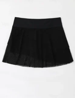 Online Women's Swimsuits Bikini Bottom Skirt Swimsuit High Waist Vacation Beach Wear Solid Color Sleeveless Bathing Suits Women Bikinis