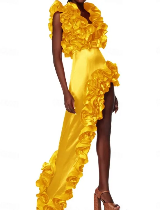 Hot Women's Swimwear 2 Piece Monokini Swimsuit Backless Tummy Control High Waist Slim Vacation Beach Wear Solid Color Asymmetric Neck Sleeveless Bathing Suits Women Swimdresses