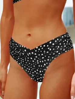 Sale Women's Swimwear Bikini 2 Piece Cheeky Swimsuit Backless High Waist Slim Vacation Beach Wear Graphic Camo V Neck Sleeveless Bathing Suits Women Bikinis