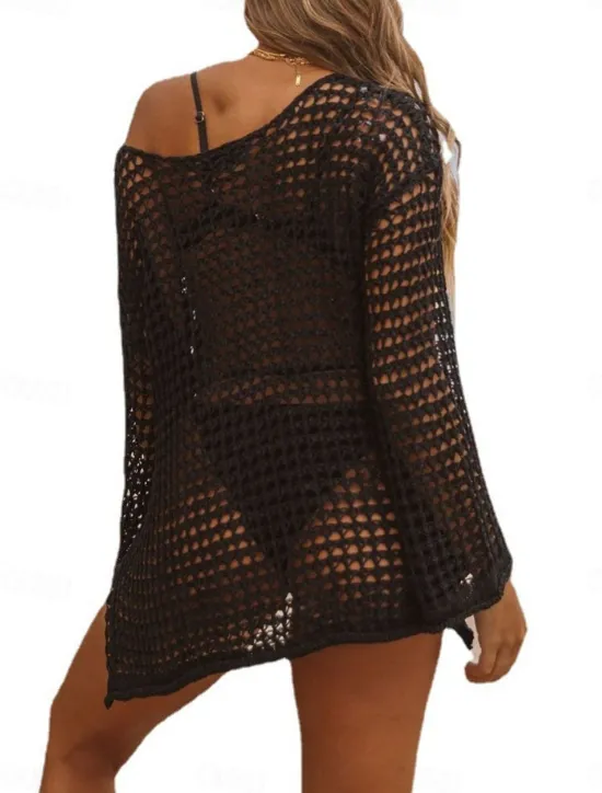 Clearance Women's Swimwear Cover Up Beach Dresses Swimsuit Cut Out Vacation Beach Wear Ombre Sleeveless Women Cover Up