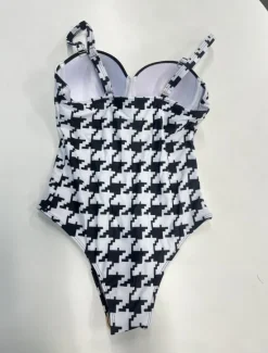 Discount Women's Swimwear One Piece Monokini Swimsuit Backless Tummy Control High Waist Slim Vacation Beach Wear Graphic Halter Neck Sleeveless Bathing Suits Women One-Pieces