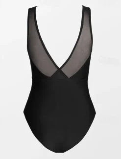 Sale Women's Swimwear One Piece Swimsuit Elegant Fashion Solid Color Sleeveless Bathing Suits Women One-Pieces