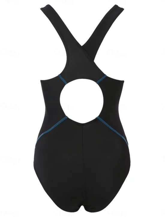 Sale Women's Swimwear One Piece Monokini Swimsuit Backless Tummy Control High Waist Slim Vacation Beach Wear Geometric U Neck Sleeveless Bathing Suits Women One-Pieces