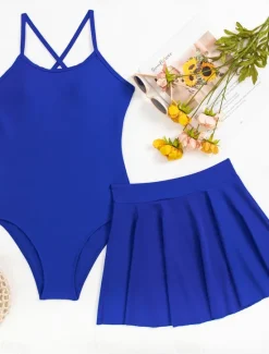 Discount Women's Swimwear One Piece Monokini Swimsuit Backless Tummy Control High Waist Slim Vacation Beach Wear Solid Color U Neck Sleeveless Bathing Suits Women One-Pieces