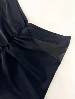 Sale Women's Swimwear Stretchy Boxer Shorts Swimsuit High Waist Vacation Beach Wear Solid Color Sleeveless Bathing Suits Women Bikinis