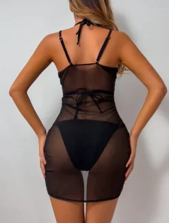 Best Women's Swimwear Swimdresses One Piece Tankini Swimsuit Elegant Plain Sleeveless Bathing Suits Women Swimdresses|One-Pieces