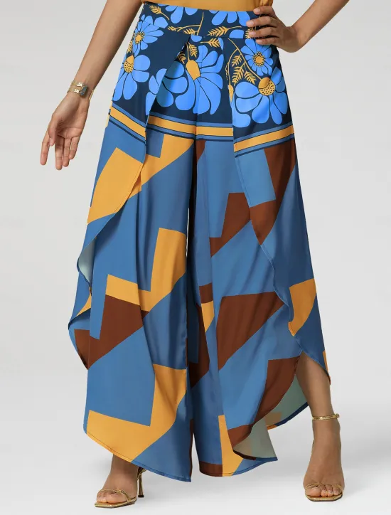 Hot Women's Swing Full Length Satin Micro-elastic Pants Birthday Weekend Blue Rose Red Spring & Summer S M L Women Pants
