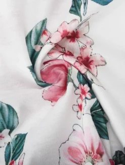 Women's T Shirt Flowers Stylish Basic Casual Short Sleeve Butterfly Sleeve V Neck Regular Tops Daily Sports Going out Print Black White Green Gray Summer Spring Women Women's Tops