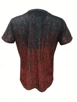 New Women's T Shirt Henley Shirt Graphic Paisley Vintage Basic Short Sleeve V Neck Regular Tops Daily Weekend Print Black Red Blue Women Boho Tops