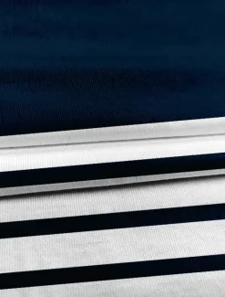 Sale Women's T shirt Long Sleeve V Neck Long Sleeve Tunic Striped Basic Regular Tops Daily Weekend Print Fall & Winter Prefall Women T-Shirts