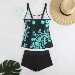 Best Women's Tankini Two Piece Swimsuit Racerback Swimwear Swimwear Sky Blue Purple Breathable Quick Dry Lightweight Sleeveless - Swimming Surfing Beach Summer Spring Women Tankinis