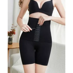 Discount Women's Thigh Slimmers Waist Trainer Shapewears Adjustable Daily Wedding Party Simple Sexy Pure Color Buckle Home Outfits Women Shapewear