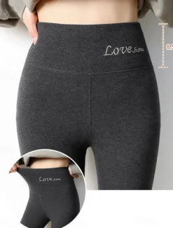 Clearance Women's Tights Leggings Plain High Waist Ankle-Length Nude Women Leggings