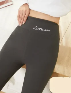 Clearance Women's Tights Leggings Plain High Waist Ankle-Length Nude Women Leggings