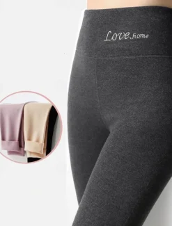Clearance Women's Tights Leggings Plain High Waist Ankle-Length Nude Women Leggings