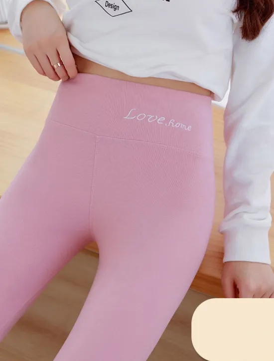 Clearance Women's Tights Leggings Plain High Waist Ankle-Length Nude Women Leggings