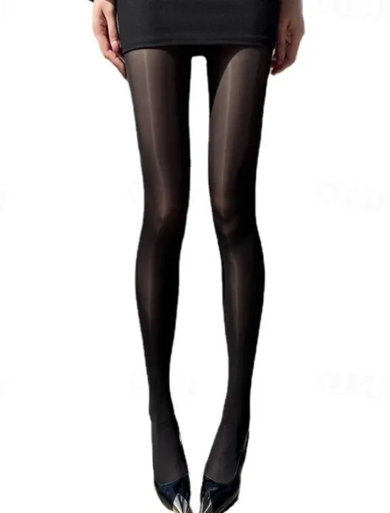 Discount Women's Tights Pantyhose Stockings Summer Tights Sunscreen Leg Shaping High Elasticity Sexy Casual Daily Nude Black Brown One-Size Women Tights