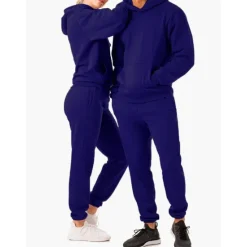 Online Women's Tracksuit Sweatsuit Casual Fall Long Sleeve Velvet Thermal Warm Soft Fitness Running Jogging Sportswear Activewear Solid Colored Navy Black White Women Two Piece Sets