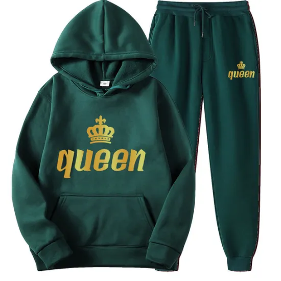 Online Women's Tracksuit Sweatsuit Casual Fall Long Sleeve Velvet Thermal Warm Soft Fitness Running Jogging Sportswear Activewear Solid Colored Navy Black White Women Two Piece Sets