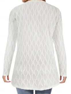 Clearance Women's Tunic Dressy Tops Elegant Daily Lace Long Sleeve V Neck Spring Fall Winter Women Blouses & Shirts