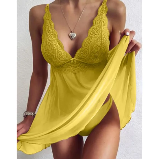 Best Women's Valentine Night Dress Sexy Lingerie Plus Size Dress Bodies Chemises Negligees Dress Pure Color Hot Comfort Soft Home Breathable V Wire Sleeveless Summer Spring Home Outfits Date Night Outfit Women Sleepwear|Lingerie