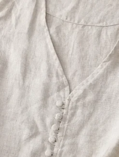 Outlet Women's Vest Comfortable Breathable Pocket Buttons Casual Plain Vacation Street Casual Daily Wear Single Breasted Short V Neck Regular Fit Sleeveless Outerwear White Khaki Beige Summer Spring Women Vest