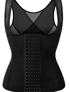 Discount Women's Waist Trainer Corsets Shapewears Tummy Control Push Up Front Close Office Yoga Running Gym Sport Breathable Comfortable Pure Color Hook & Eye Home Outfits Women Shapewear