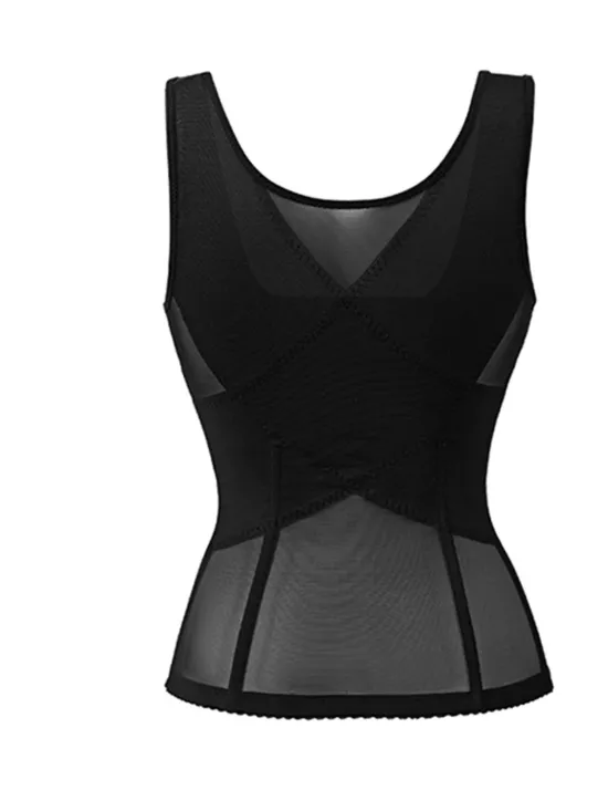 Discount Women's Waist Trainer Corsets Shapewears Tummy Control Push Up Front Close Office Yoga Running Gym Sport Breathable Comfortable Pure Color Hook & Eye Home Outfits Women Shapewear