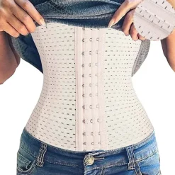 Women's Waist Trainer Shapewears Tummy Control Push Up Front Close Office Yoga Running Gym Plus Size Sport Breathable Solid Color Hook & Eye Home Outfits Women Shapewear