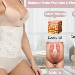 Women's Waist Trainer Shapewears Tummy Control Push Up Front Close Office Yoga Running Gym Plus Size Sport Breathable Solid Color Hook & Eye Home Outfits Women Shapewear