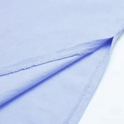 Women's White Blue Summer Spring Fall Plus Size Maxi Dress Cotton Linen Dresses Shirt Dress Cotton Linen Dress Retro Basic Casual Home Daily Loose Fit Notched Neck Women Dresses