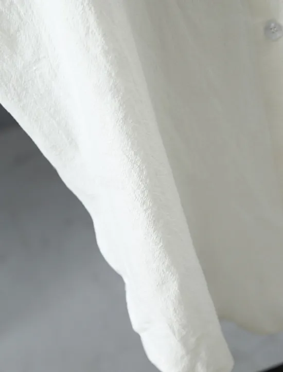 Hot Women's White Dress Shirt Dress Cotton Linen Dress Midi Dress Office Vacation Linen Basic Casual Shirt Collar Button Long Sleeve Summer Spring Loose Fit Plain Women Dresses|White Dresses