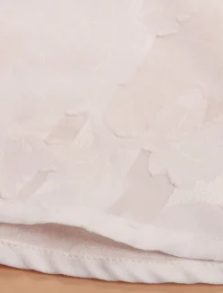 New Women's White Elegant Lace Tops Eyelet Blouse Casual Solid Color Regular Tops Long Sleeve Shirt Collar Buttons Pocket Regular Fit Daily Romantic Petite Tops Summer Holiday Wear White Yellow Purple Women Lace Tops