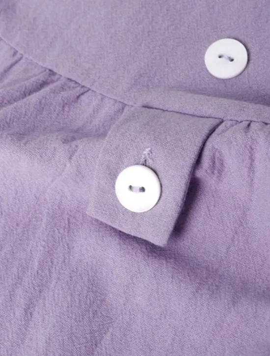 Sale Women's White Purple Green Summer Midi Dress Linen-Inspired Dresses Smock Dress Solid Basic Casual Daily Loose Fit Crew Neck Women Dresses