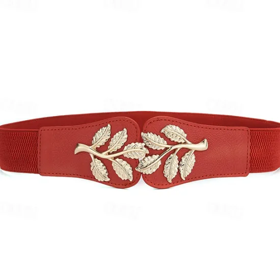 Hot Women's Wide Belt Corset Belt Canvas Metal Bucke Geometric Cord Wowen Formal Work Daily Black White Red Navy Blue Women Belt