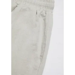 New Women's Wide Leg Cotton Linen Pants Pants Trousers Casual Daily Full Length Plain Drawstring Side Pockets Wide Leg Breathability Comfortable Inelastic Going out Weekend Black White Navy Blue Women Pants