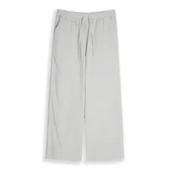 New Women's Wide Leg Cotton Linen Pants Pants Trousers Casual Daily Full Length Plain Drawstring Side Pockets Wide Leg Breathability Comfortable Inelastic Going out Weekend Black White Navy Blue Women Pants