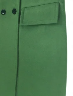 Women's Winter Coat Coat Cloak / Capes Windproof Warm Pocket Casual Street Style Plain Vacation Work Street Daily Wear Single Breasted Turndown Loose Fit Long Sleeve Outerwear Red Blue Green Fall Women Coats & Trench Coats