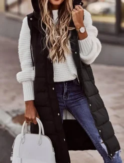 Hot Women's Winter Coat Down Jacket Puffer Vest Jacket Casual Jacket Outdoor Street Wear Fall Winter Coat Casual Women Puffers & Parka