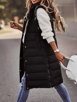 Hot Women's Winter Coat Down Jacket Puffer Vest Jacket Casual Jacket Outdoor Street Wear Fall Winter Coat Casual Women Puffers & Parka