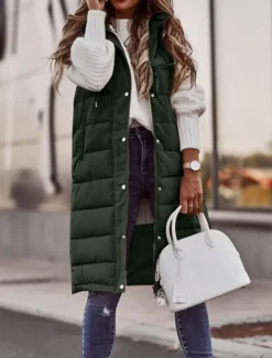 Hot Women's Winter Coat Down Jacket Puffer Vest Jacket Casual Jacket Outdoor Street Wear Fall Winter Coat Casual Women Puffers & Parka