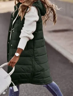 Hot Women's Winter Coat Down Jacket Puffer Vest Jacket Casual Jacket Outdoor Street Wear Fall Winter Coat Casual Women Puffers & Parka