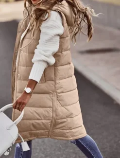 Hot Women's Winter Coat Down Jacket Puffer Vest Jacket Casual Jacket Outdoor Street Wear Fall Winter Coat Casual Women Puffers & Parka