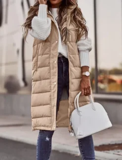 Hot Women's Winter Coat Down Jacket Puffer Vest Jacket Casual Jacket Outdoor Street Wear Fall Winter Coat Casual Women Puffers & Parka