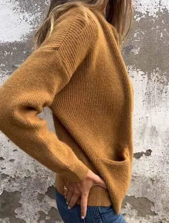 Hot Women's Winter Coat Winter Jacket Outdoor Street Daily Fall Winter Short Coat Regular Fit Warm Breathable Comtemporary Stylish Jacket Long Sleeve Solid Color with Pockets Full Zip Black Orange Gray Women Cardigans & Outerwears