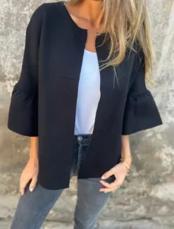 Hot Women's Winter Jacket Outdoor Street Daily Wear Fall Winter Regular Coat Regular Fit Thermal Warm Breathable Stylish Casual Jacket 3/4 Length Sleeve Plain Oversize Black Red Green Women Jackets
