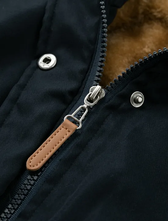 Best Women's Winter Jacket Parka Warm Zipper Buttons Fleece Lined Casual Street Style Plain Street Casual Daily Casual Daily Zipper Regular Hoodie Regular Fit Long Sleeve Outerwear Black Green Dark Blue Women Puffers & Parka